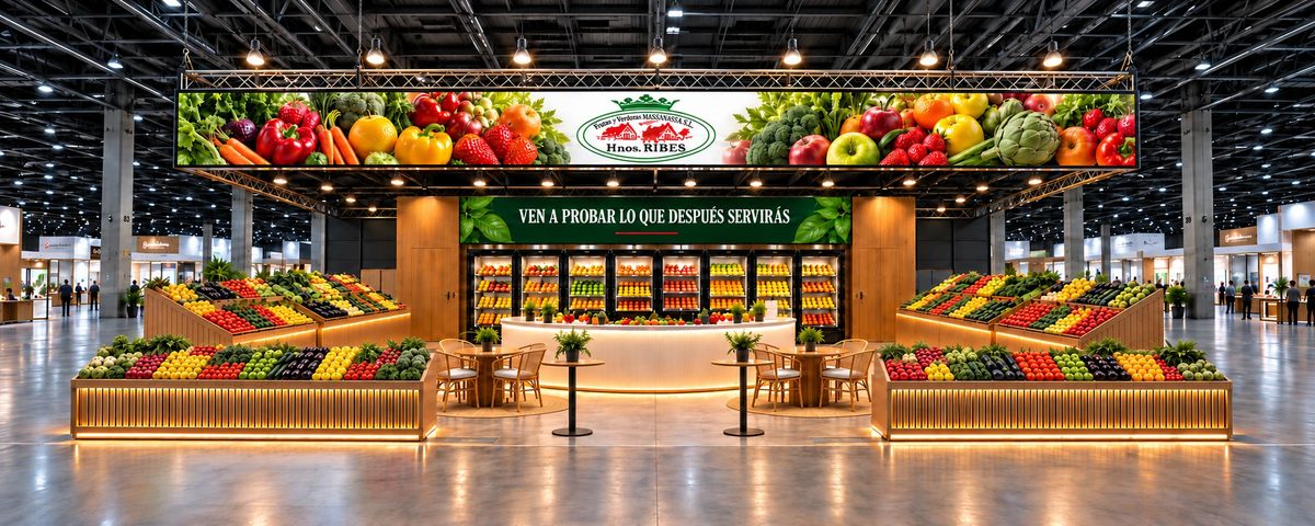 Stand de Frutas y Verduras Massanassa en Feria Valencia, Pabellón 3, Stand B27